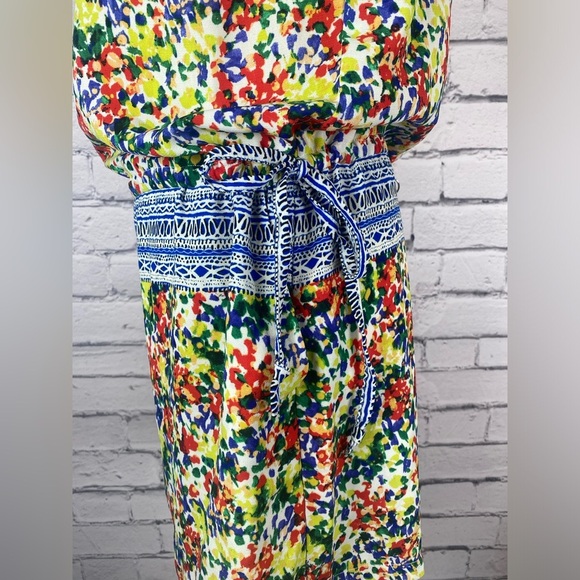 Cabi Floral Adjustable Waist Boho Romper Playsuit size Small - Picture 6 of 12